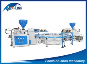 Double Color PVC TPR Sole Injection Machine, SLM-6-04