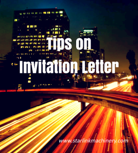 tips oninvitation letter